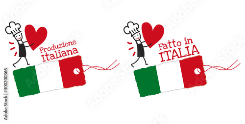 Logo fabriqué en Italie