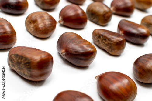 Wallpaper Mural Edible Sweet Chestnuts, Healthy Autumn and Christmas Food Torontodigital.ca