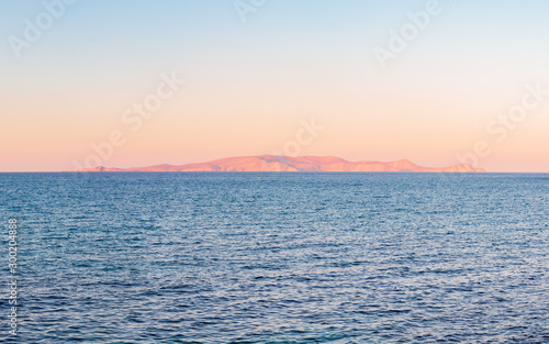 Amazing panorama scenery of Crete island.