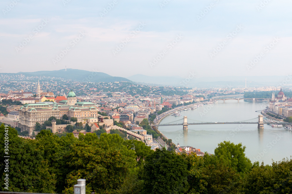 Fototapeta premium Überblick über Budapest