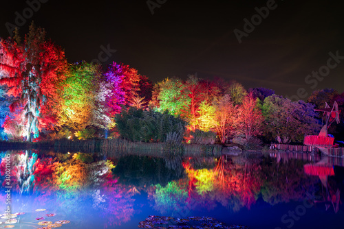 Obraz na plátně colors of rainbow Maximilianpark Hamm