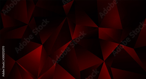 Trendy Low Poly Black Background for Your Business and Advertising