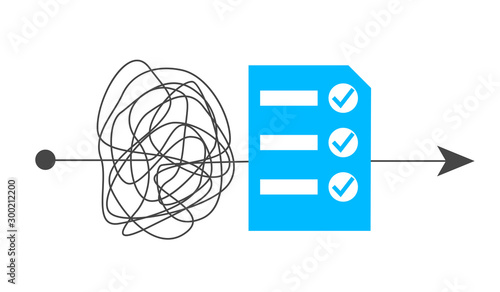 Business management and planning concept