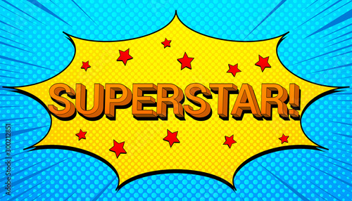 Superstar wording bright template