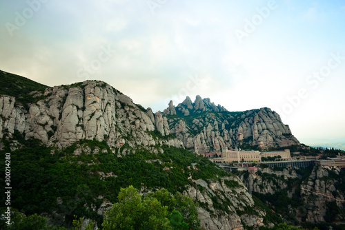 Montserrat monastery. View from Creu de Sant Miquel. Spain © Anton Tolmachov