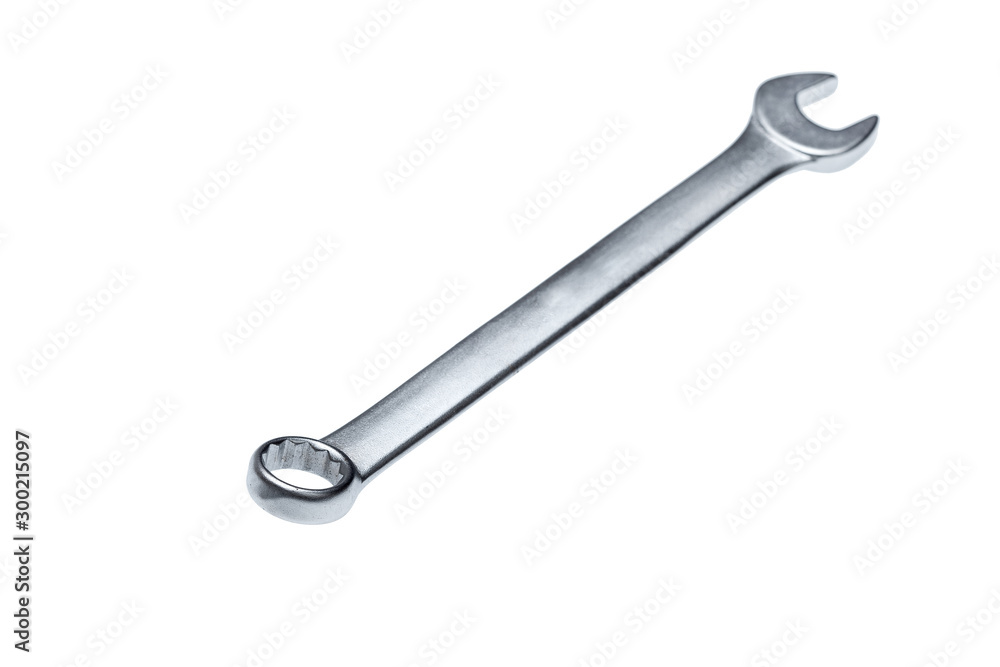 spanner wrench mechanic hand tool isolated on white. spanner wrench mechanic hand tool isolated on white.