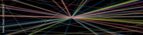 Colorful Lines Random Distribution Computational Generative Art background illustration