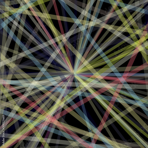 Colorful Lines Random Distribution Computational Generative Art background illustration