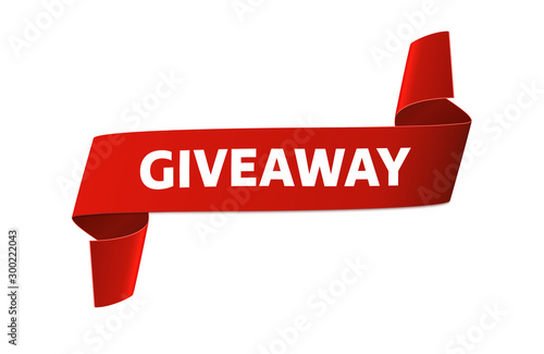 Giveaway label for social media post. 