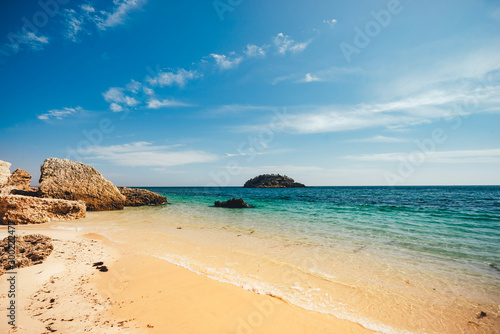 Portugal tropical beach and sea