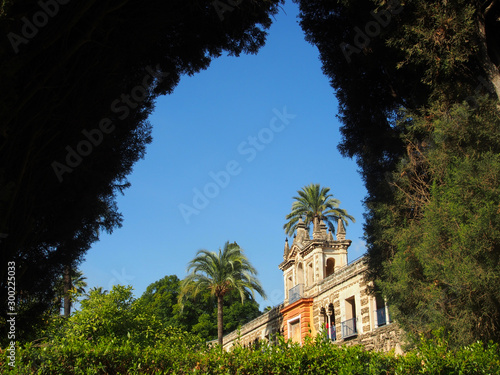 Sevilla  Spanien  G  rten des Alcazar-Palastes