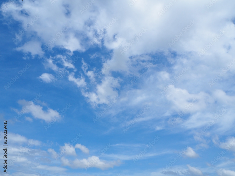 Wallpaper winter blue sky in sunlight.