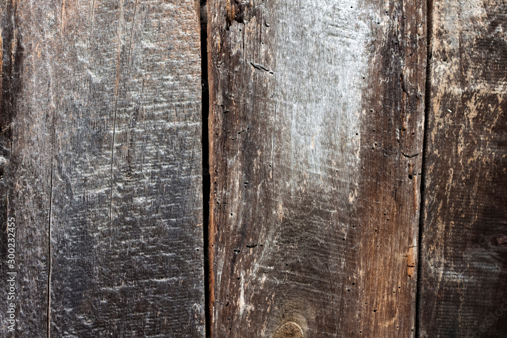 Fototapeta premium Old wooden unpainted board background