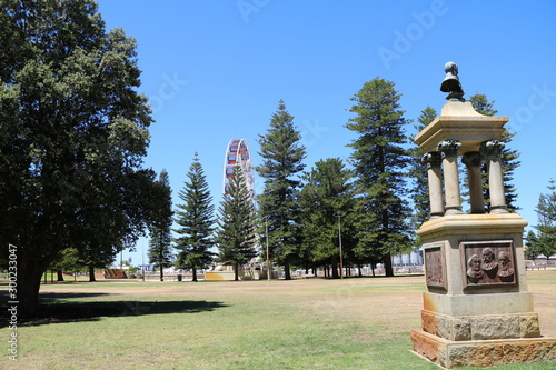 Explorers 'Monument in Esplanade Park in Fremantle, Western Australia