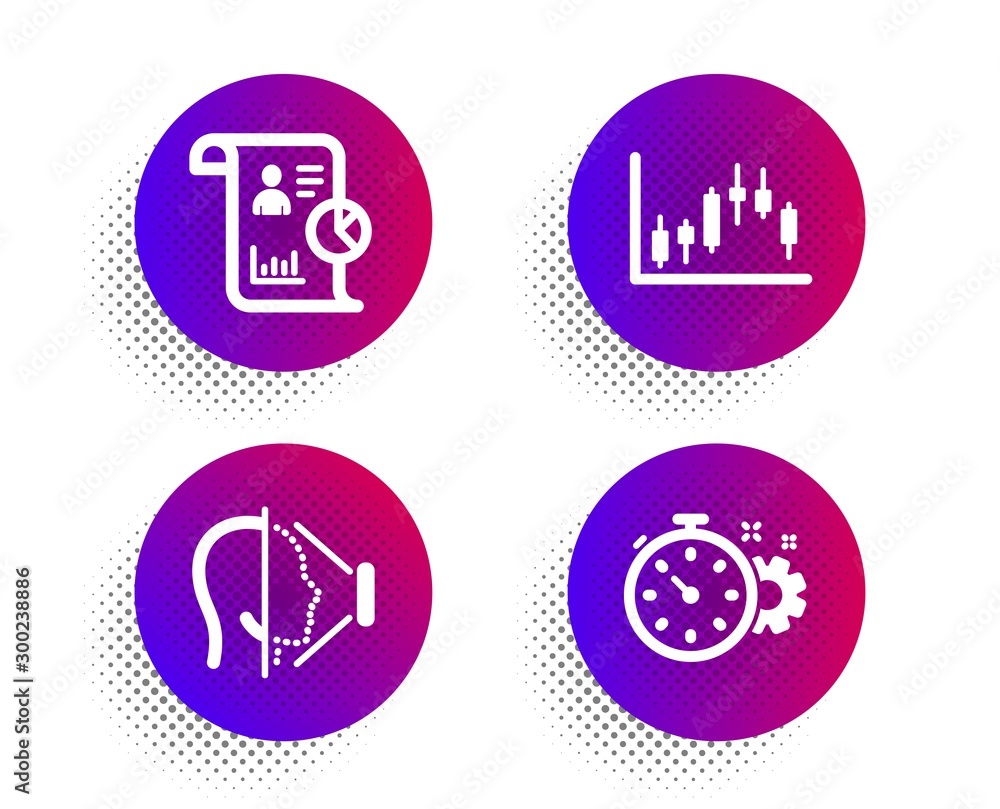 Face id, Candlestick graph and Report icons simple set. Halftone dots button. Cogwheel timer sign. Phone scanning, Finance chart, Work statistics. Engineering tool. Science set. Vector Face id, Candlestick graph and Report icons simple set. Halftone dots button. Cogwheel timer sign. Phone scanning, Finance chart, Work statistics. Engineering tool. Science set. Vector