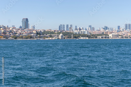 Panoramic view from Bosporus to city of Istanbul, Turkey © Stoyan Haytov