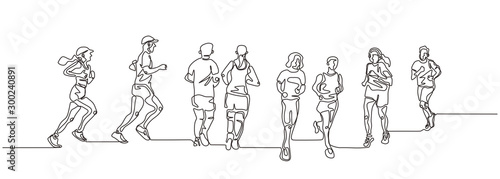 Continuous one line drawing...