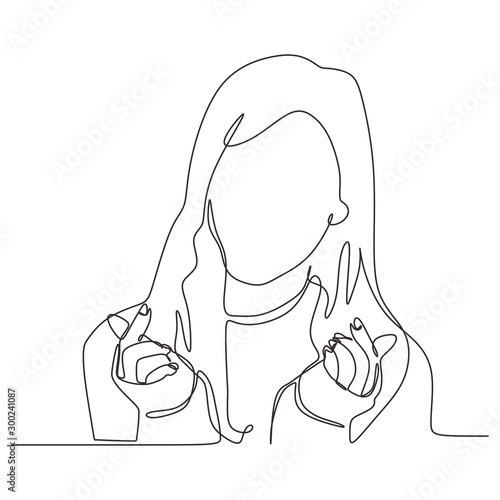 Continuous one line drawing...