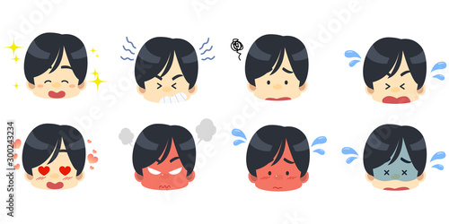 男性表情セット２
