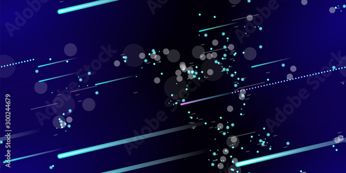 Fast Effect. Motion Neon. Seamless Pattern. Glitch