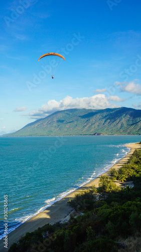 Paragliding in paradise