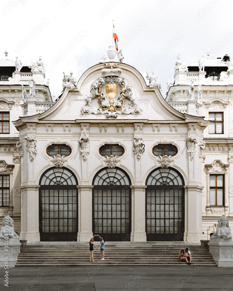 facade of the palace
