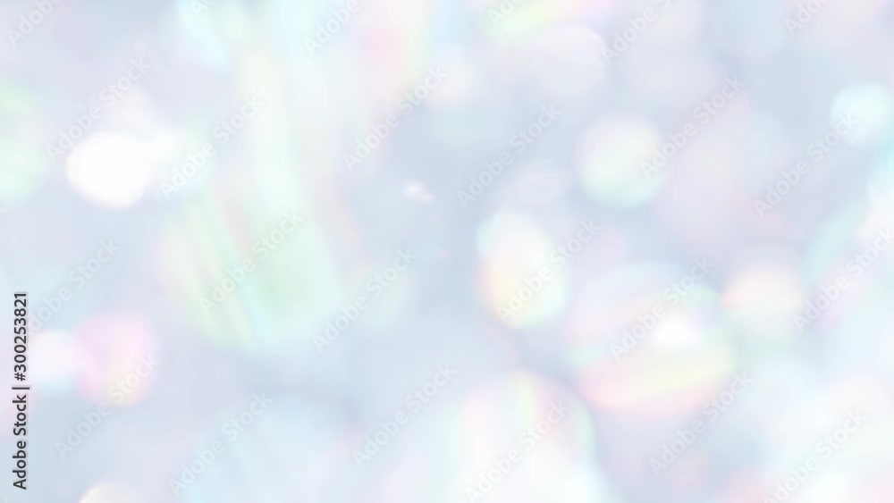 Bright white colorful lights blurry bokeh abstract background