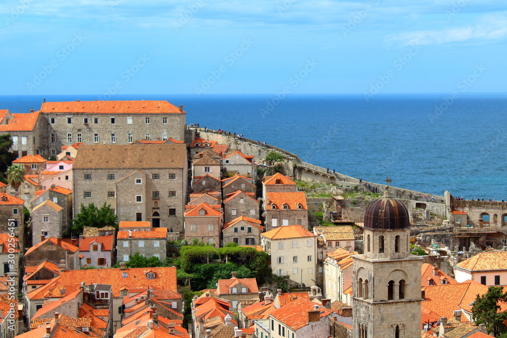 Cityscape in Dubrovnik, Croatia