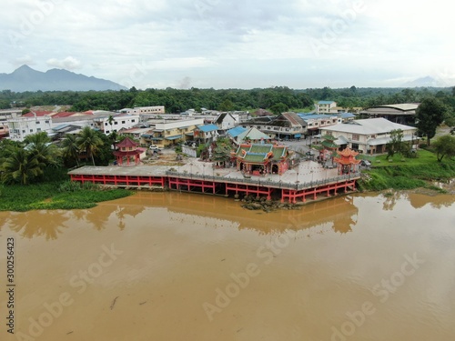 Kuching, Sarawak / Malaysia - October 16 2019: The buildings, landmarks and scenery of the Kuching city, capital of Sarawak, Borneo island photo