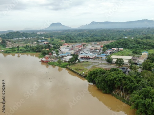 Kuching, Sarawak / Malaysia - October 16 2019: The buildings, landmarks and scenery of the Kuching city, capital of Sarawak, Borneo island photo