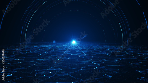  Abstract technology  big data background concept. photo