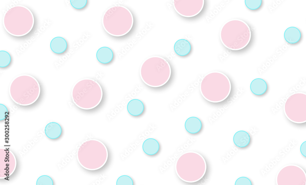 Festival pattern Abstract kawaii pattern Circle background. Soft gradient pastel. Concept for wedding card design or presentation