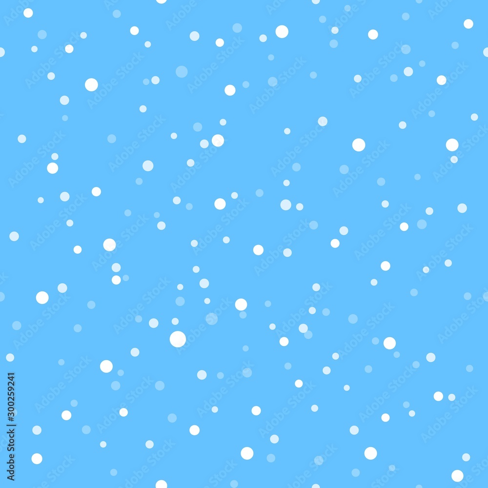 Simple snow spot pattern