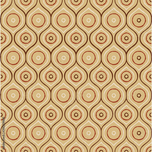 Abstract Aboriginal dot painting in vector format