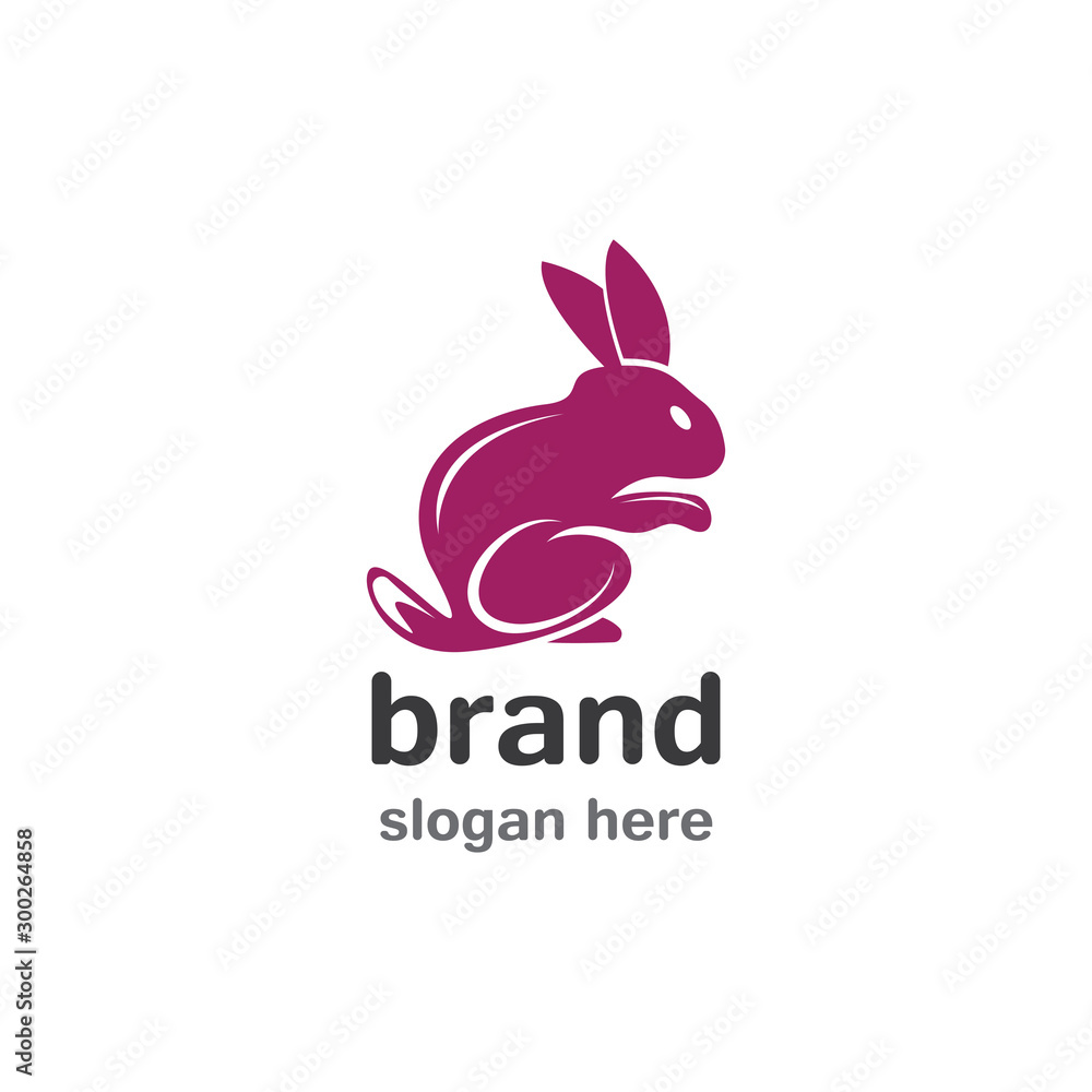 Rabbit Logo template vector icon illustration Rabbit Logo template vector icon illustration