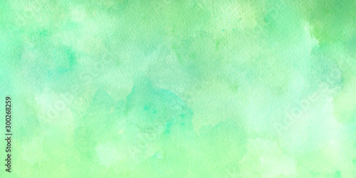Green blue watercolor backg...