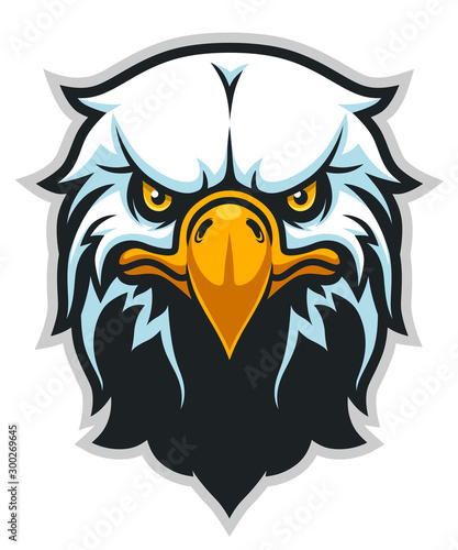 Eagle head front simple