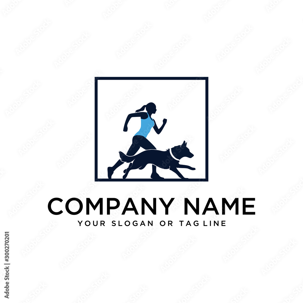 design logo ideas training dogs vector template design logo ideas training dogs vector template