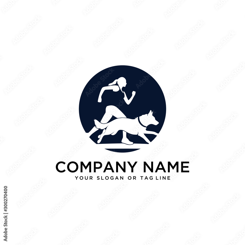 design logo ideas training dogs vector template design logo ideas training dogs vector template