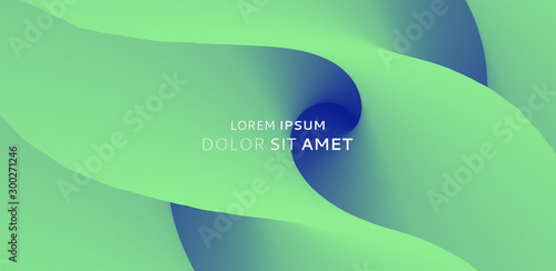 Abstract background with dynamic effect. Optical illusion of distortion of space. Modern pattern. 3d vector illustration for design.