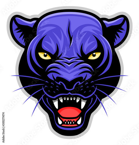 Simple panther head