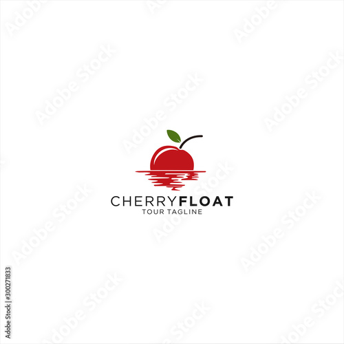 Cherry Float Logo Template Design