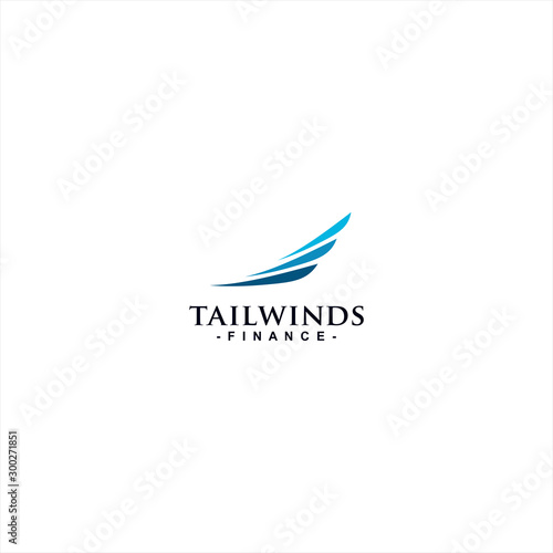 Wind and Sail Logo template design
