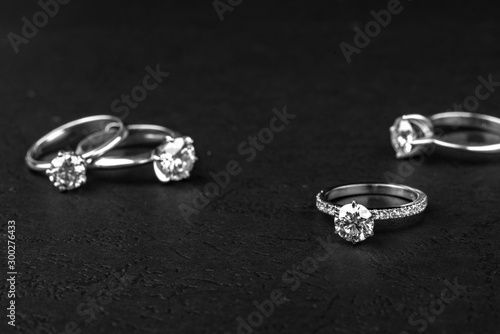 Diamond Rings Background