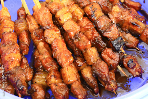 Homemade Delicious Pork Satay