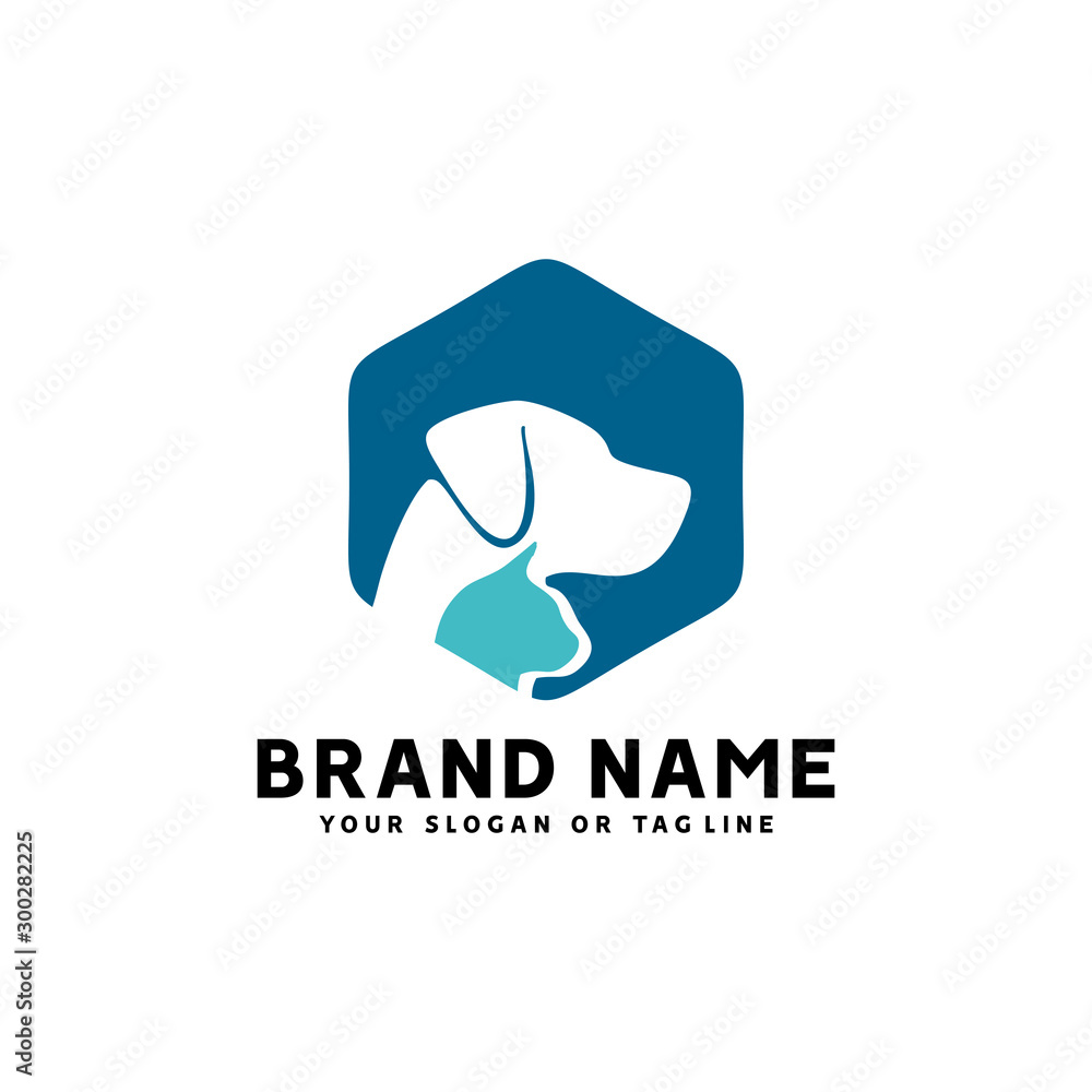 creative logo design Dog and Cat vector template creative logo design Dog and Cat vector template
