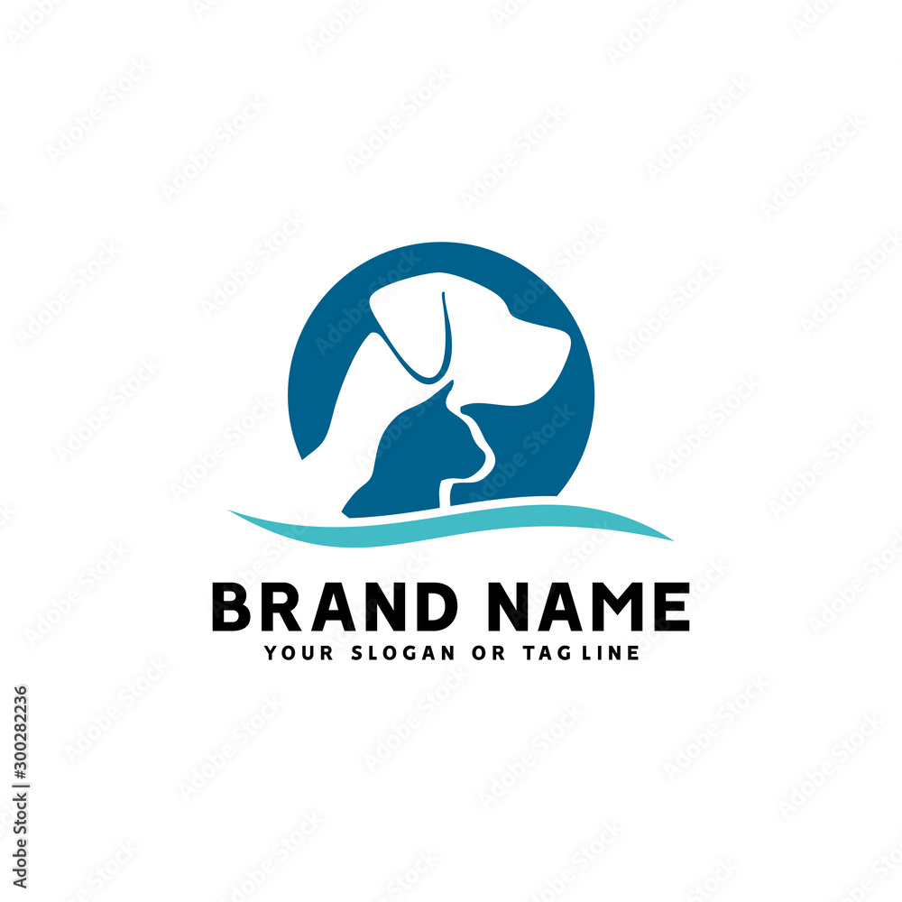 creative logo design Dog and Cat vector template creative logo design Dog and Cat vector template