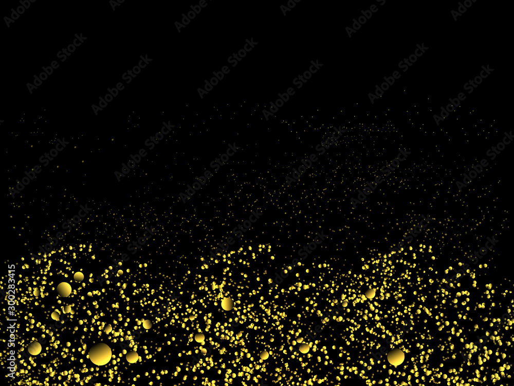 Sparkling gold glitter abstract background.