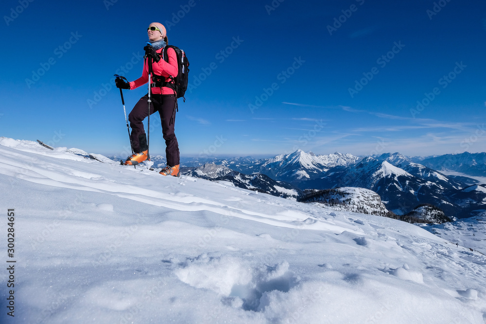 Alpine ski touring in Austria