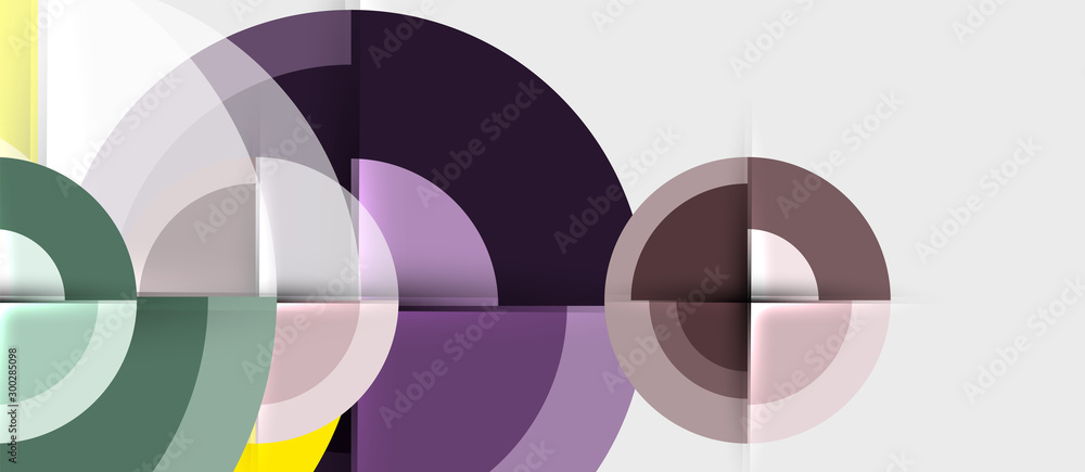 Geometric design abstract background - circles Geometric design abstract background - circles